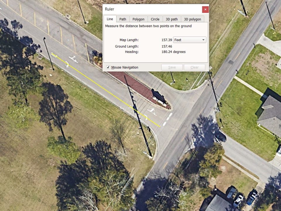 Google Earth in Vehicle Accident Reconstruction